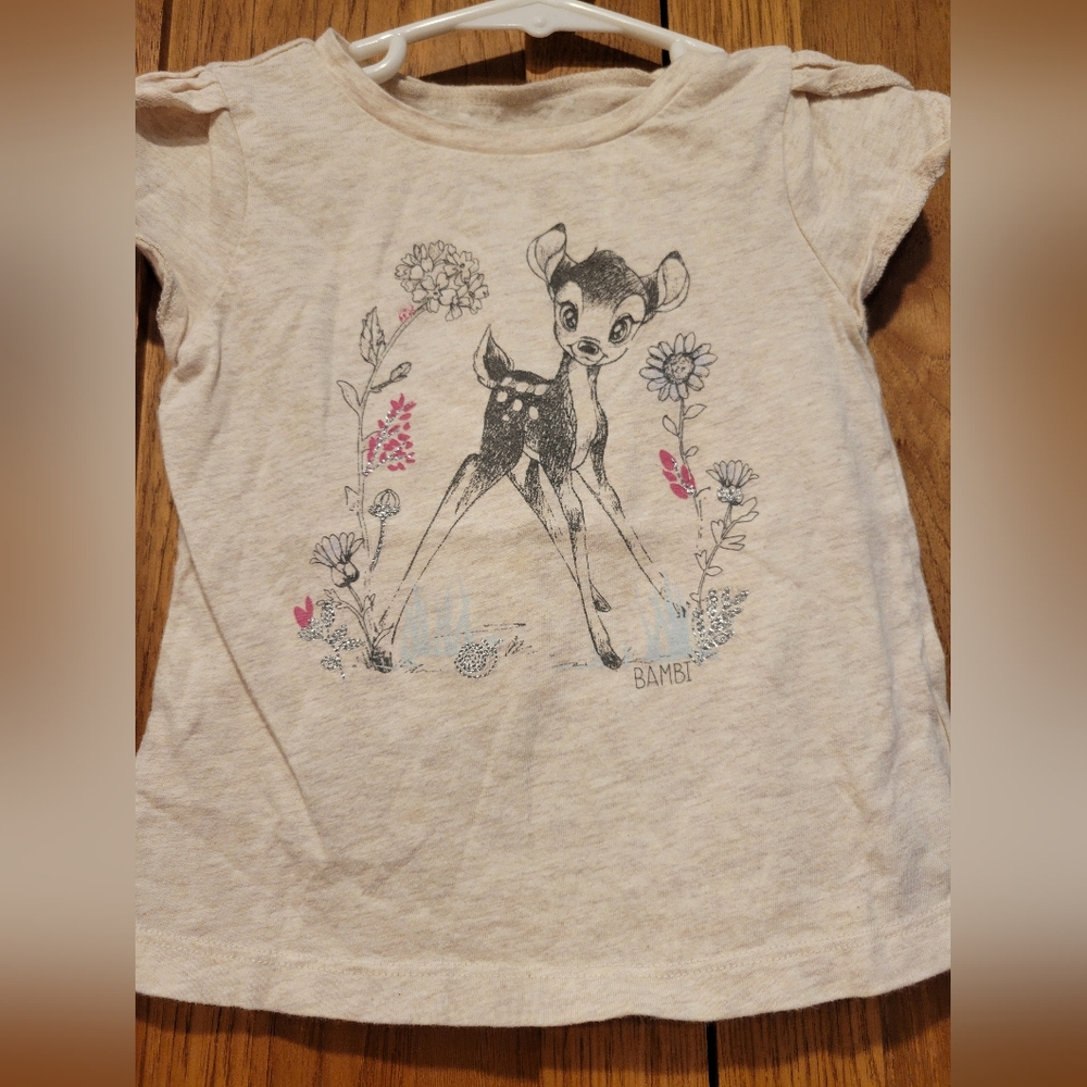 Gap Disney Bambi Short Sleeve T-shirt.  Size 2 Toddler